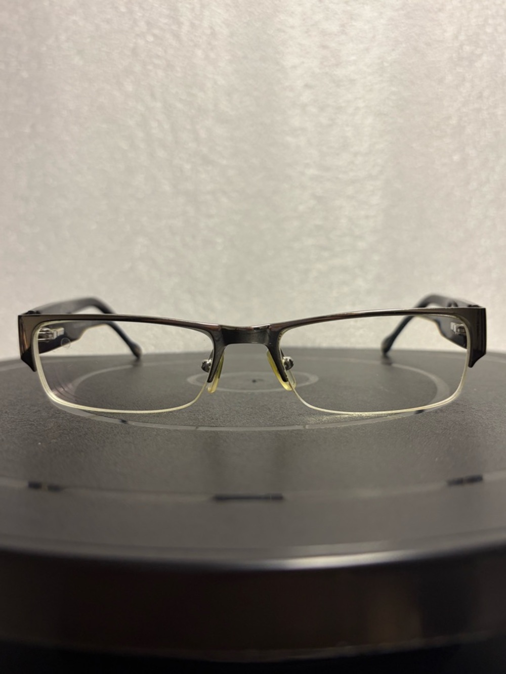 VTG D&G Dolce Gabbana DG 5074 Glasses Frame Y2K Silver Half-Rim 50-17-135 MINT